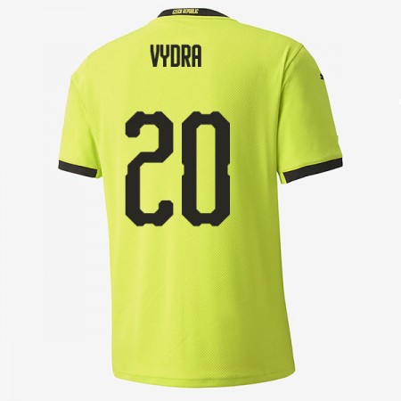 Koszulka Czechy Matej Vydra 20 Wyjazdowe Koszulki Piłkarskie Euro 2020 Krótki Rękaw